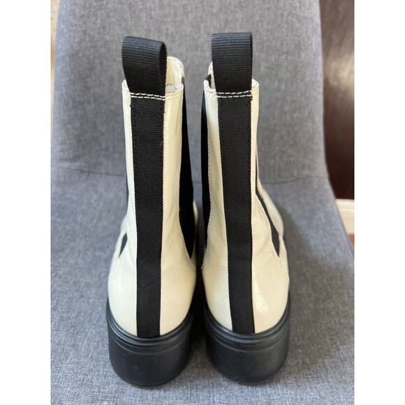 Vagabond Shoemakers Tara Patent Leather Chelsea Platform Boots Women's Size 10 - Picture 3 of 7